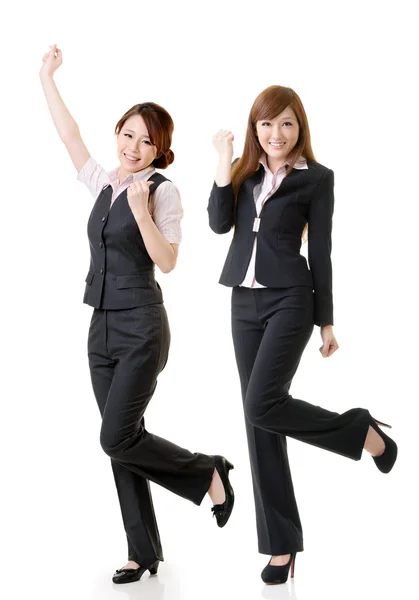 Excitadas mulheres de negócios — Fotografia de Stock