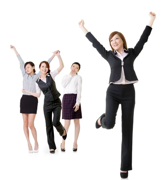 Excited business women — Stock Photo, Image