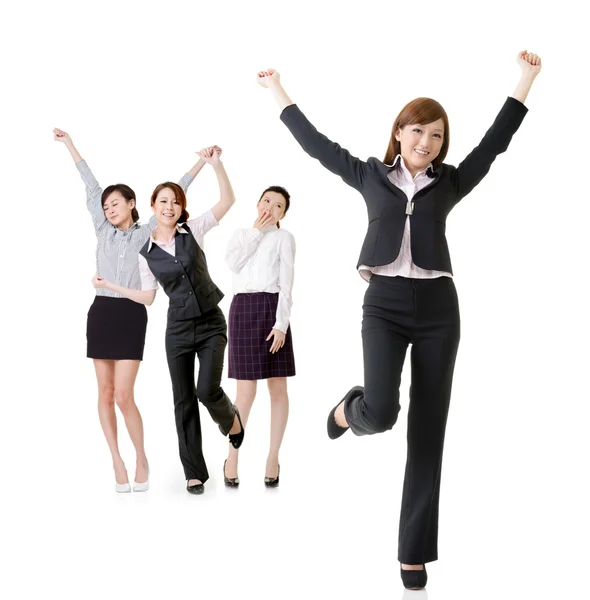 Excitadas mulheres de negócios — Fotografia de Stock