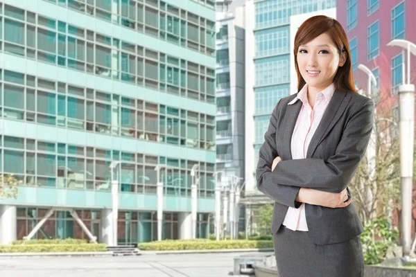 Confident Asian business woman — Stock Photo, Image