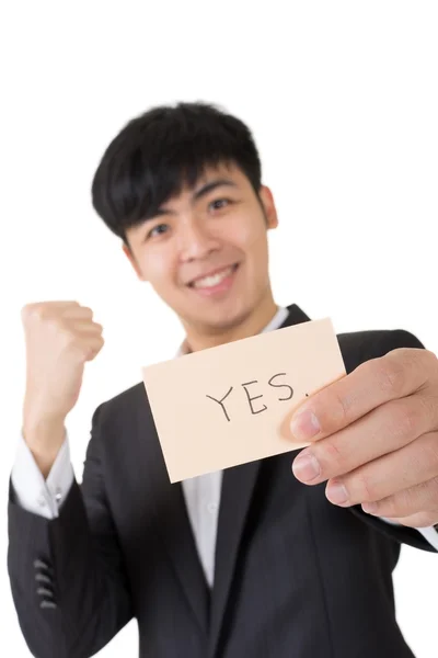 Yes sign — Stock Photo, Image