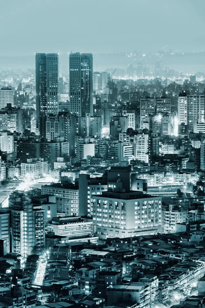 Stadtlandschaft in der Nacht — Stockfoto