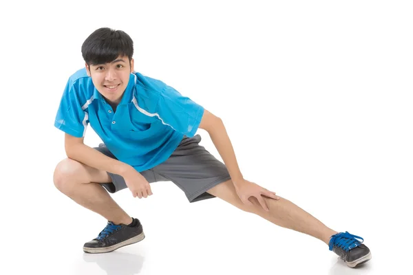 Man stretch — Stockfoto