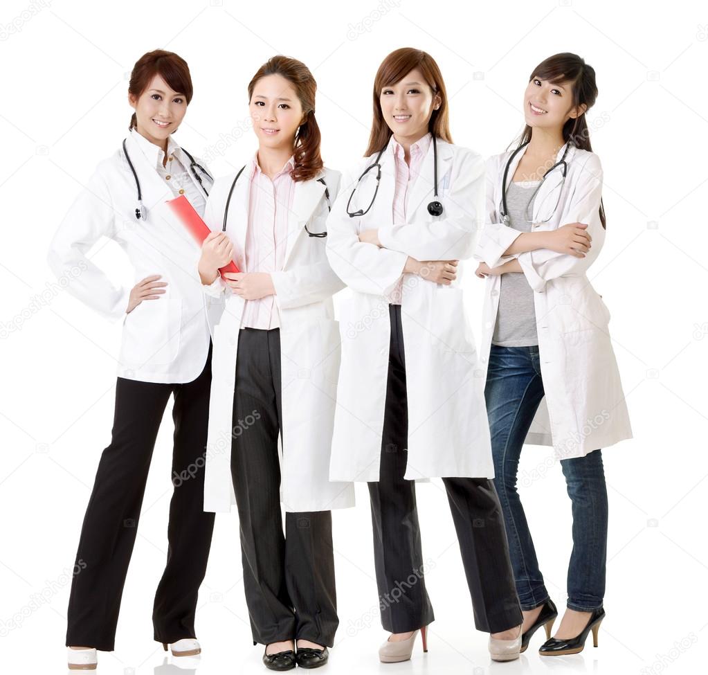 Asian doctor team