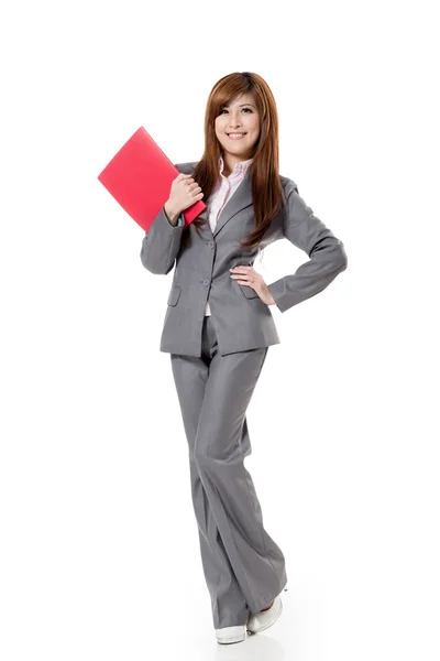 Mujer de negocios sonriente — Foto de Stock