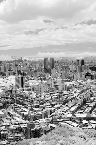 Panorama urbano di Taipei — Foto Stock