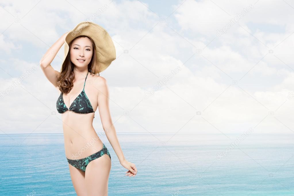 summer vacation woman