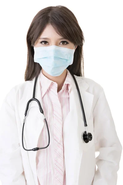 Aziatische arts met beschermend masker — Stockfoto