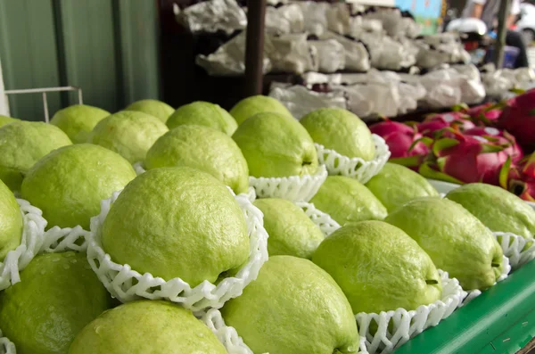 Guavas in marketplace.