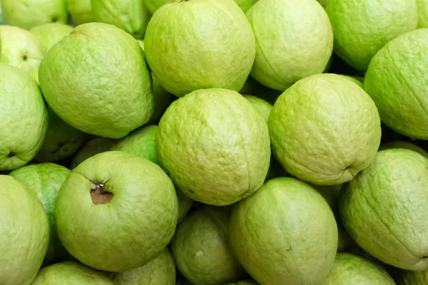 Green guavas close up — Stock Photo, Image