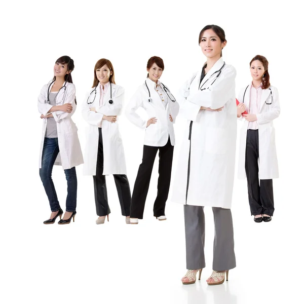 Asiatico medico team — Foto Stock