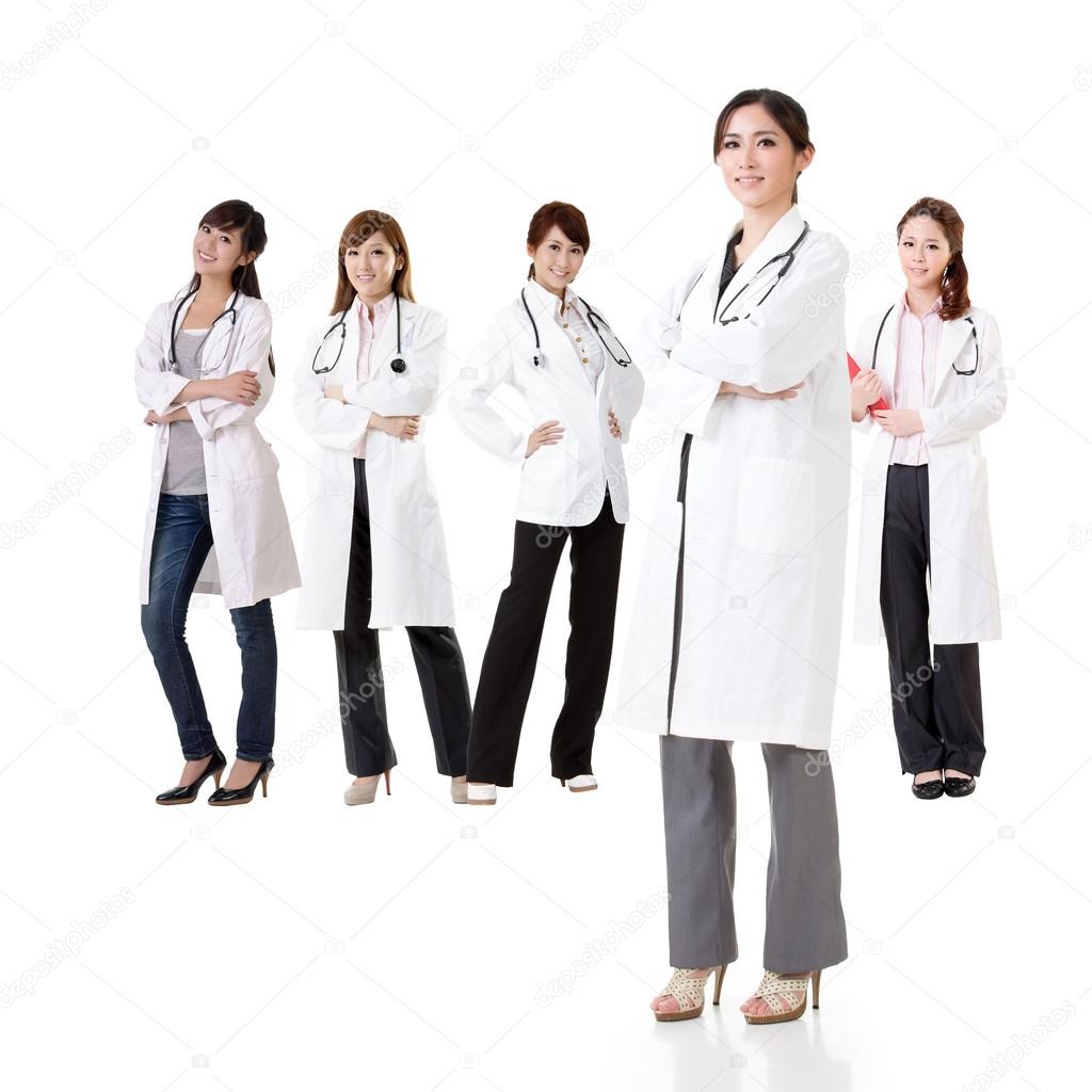 Asian doctor team