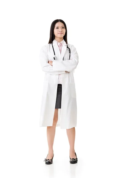 Confident asian doctor woman. — Stock Photo, Image