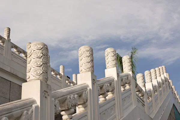 Schody national palace Museumtapeta sztuka tło bez szwu ręcznie zielony niebieski jasny wat. — Zdjęcie stockowe