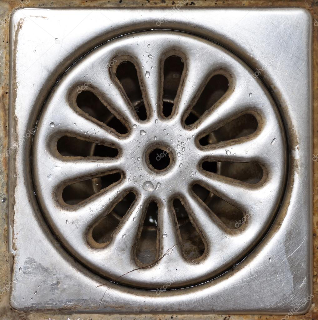 Old shower drain