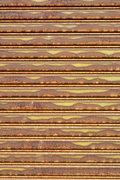 Paslı demir duvar — Stok fotoğraf
