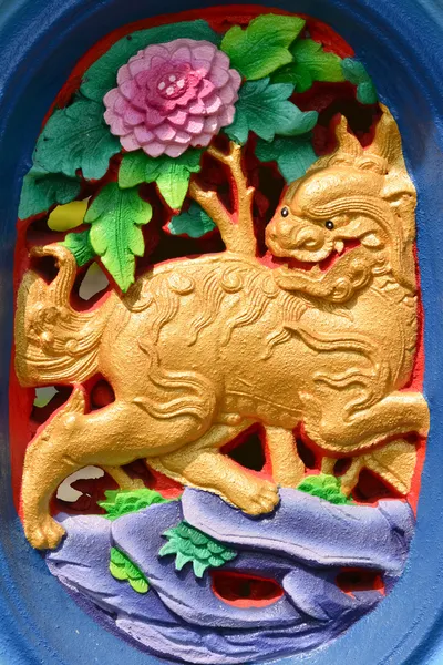 Qilin or Chi-lin traditional decoration — Stock Photo, Image