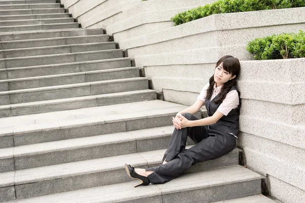 Worried businesswoman — Stock Photo, Image