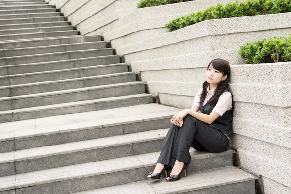 Worried businesswoman — Stock Photo, Image