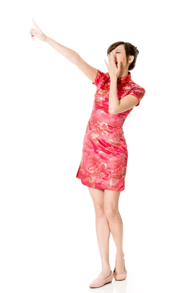Sorridente donna cinese — Foto Stock