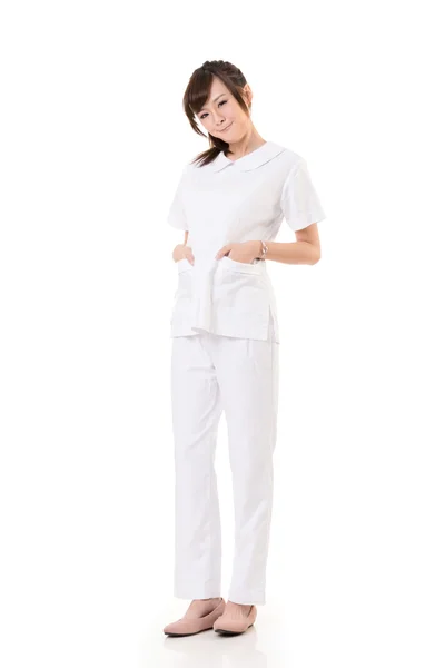Asiática enfermeira mulher — Fotografia de Stock