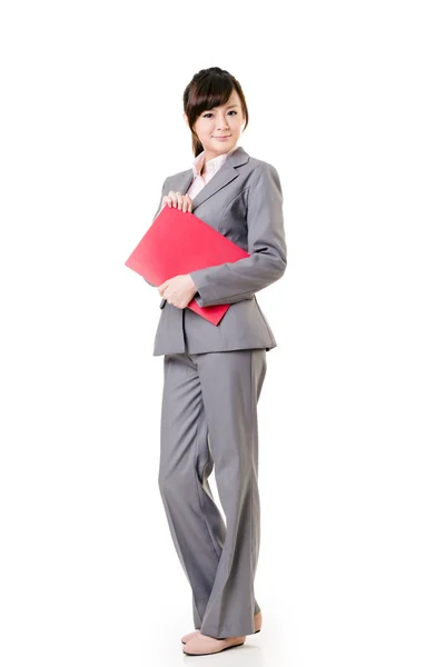 Confident young business woman — Stock Photo, Image