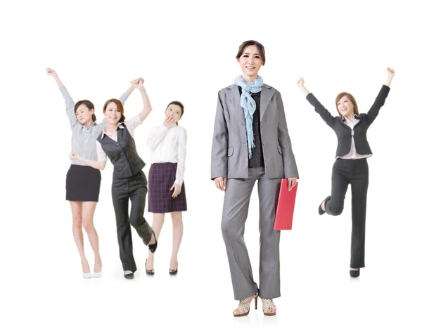 Cheerful businesswoman — Stock Photo, Image