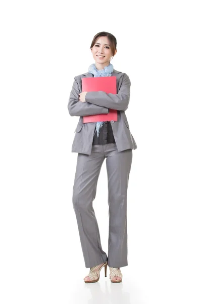 Självsäker asiatisk affärskvinna — Stockfoto