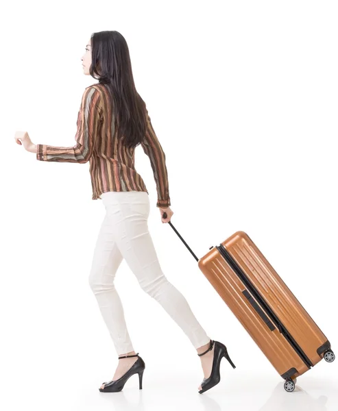 Viajar mujer asiática — Foto de Stock