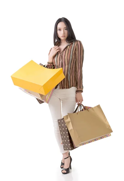 Mode asiatische Shopping-Frau — Stockfoto