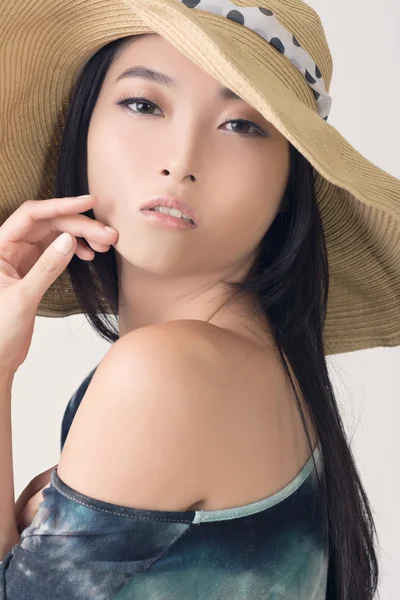 Glamour de beleza asiática — Fotografia de Stock