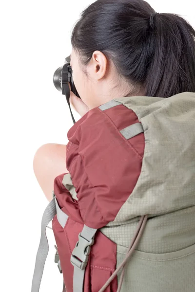 Fotógrafo, visão traseira — Fotografia de Stock