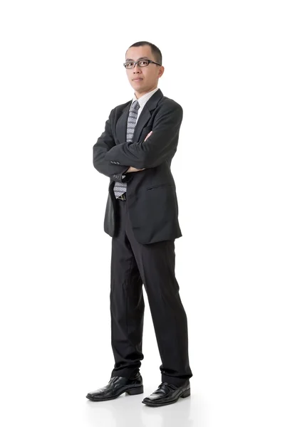 Selbstbewusster asiatischer Geschäftsmann — Stockfoto