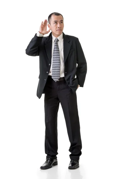 Business man hear — Stock Photo, Image