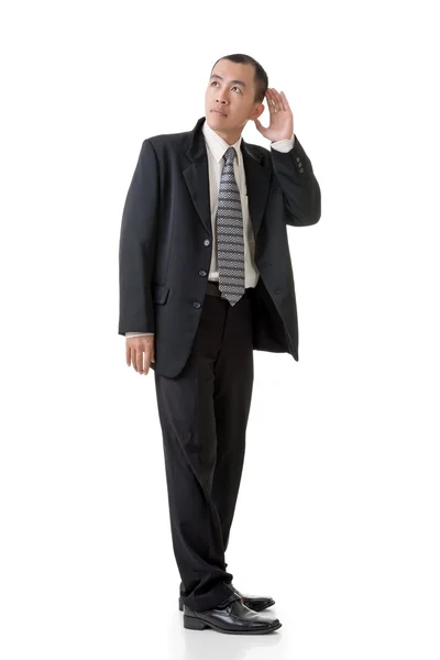 Hombre de negocios escuchar — Foto de Stock
