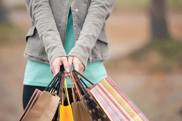 Alışveriş kadın kavramı — Stok fotoğraf