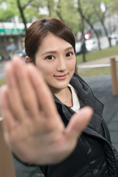 Stop gesture — Stock Photo, Image