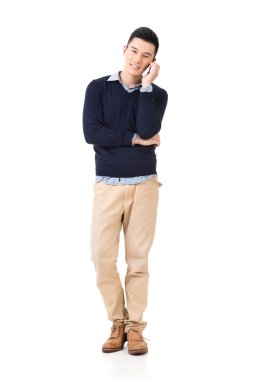 talking on cellphone