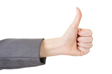 yukarı hareket ile iş kadın eli