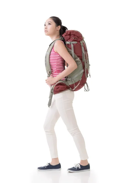 Genç Asyalı backpacker — Stok fotoğraf