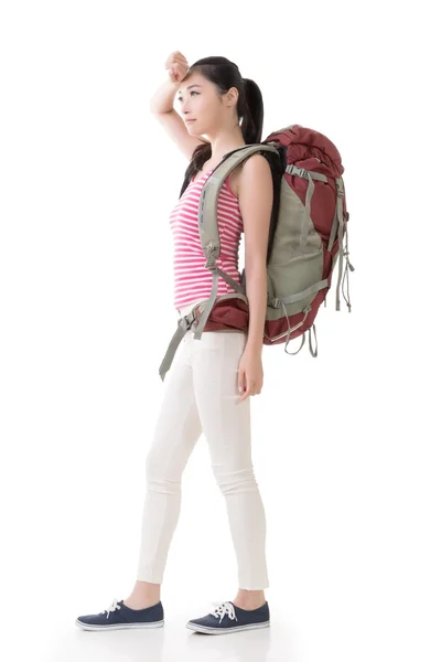 Young Asian backpacker — Stock Photo, Image