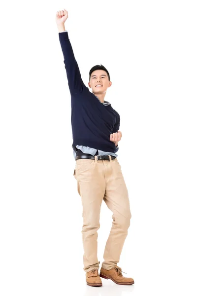 Glada asiatiska ung man — Stockfoto
