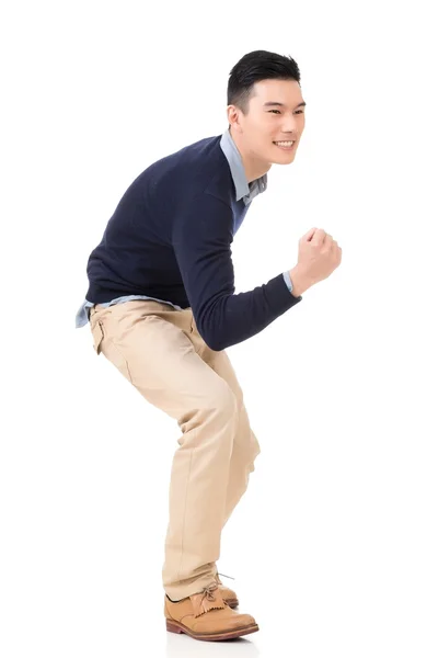 Excited Asian young man — Stock Photo, Image