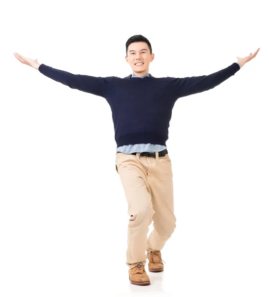 Excited Asian young man — Stock Photo, Image