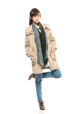 çekici genç Asyalı modern kadın