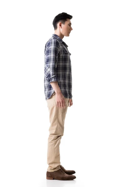 Side view of Asian young man — Stock Photo, Image