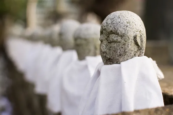 Statua giapponese in pietra Ksitigarbha Bodhisattva — Foto Stock