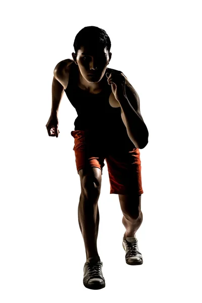 Asian athlete running — Stock Photo, Image