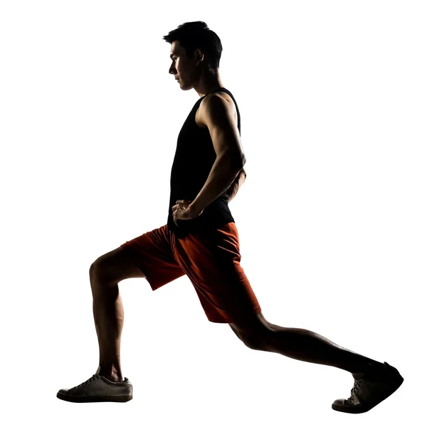 Workout lunges — Stock Photo, Image