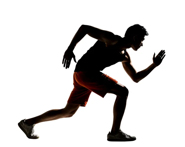 Asian athlete running — Stock Photo, Image